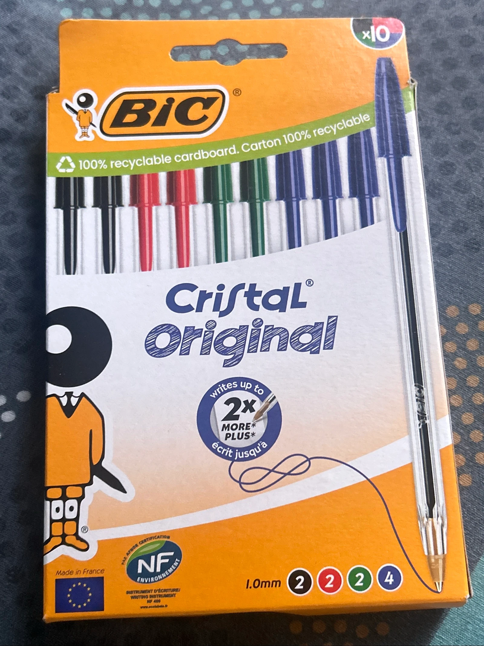Stylo cristal bic 